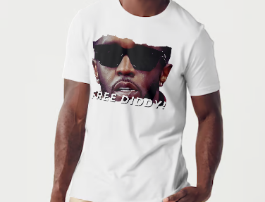 Free Diddy! Innocent until proven guilty or bribed! One of a kind t-shirt